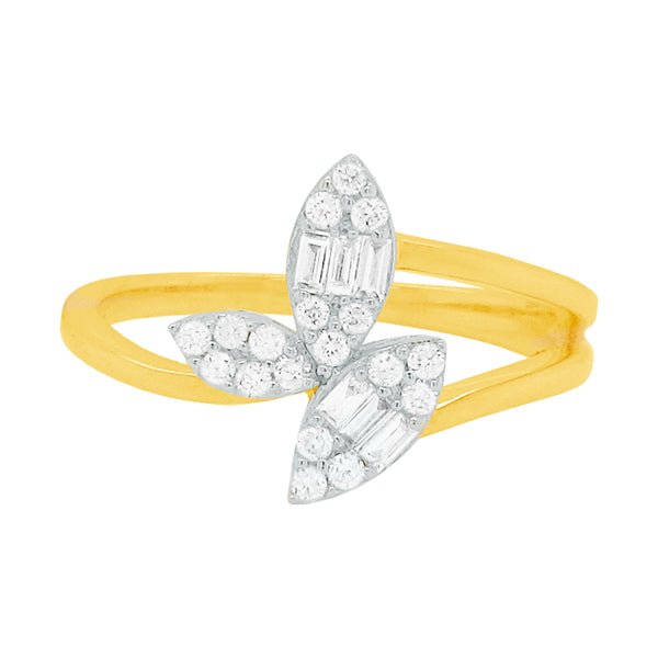 14K GOLD DIAMOND NIKKI RING