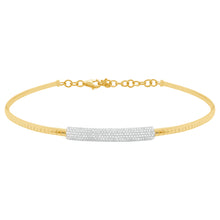 14K GOLD DIAMOND NAVAH CHOKER NECKLACE