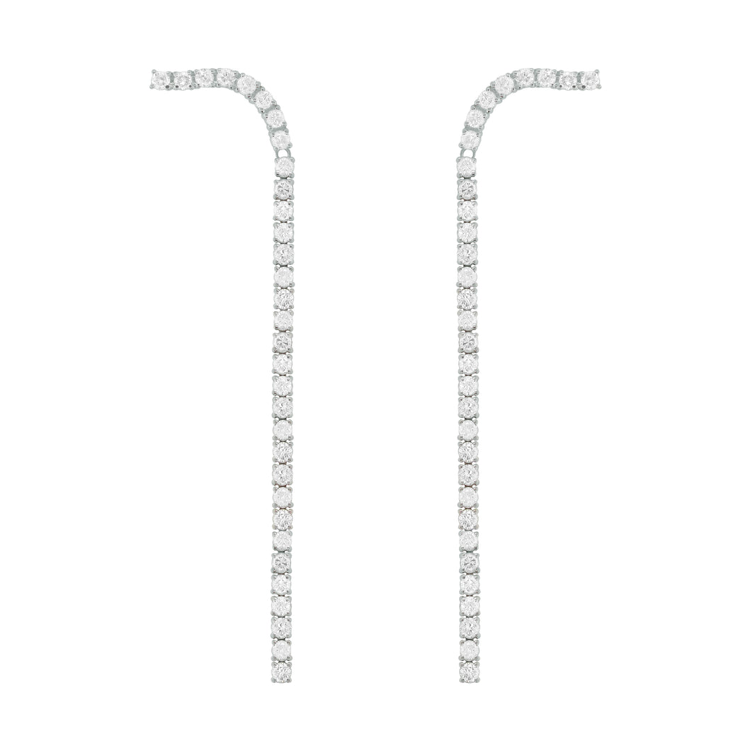 14K GOLD DIAMOND BELLE EARRINGS