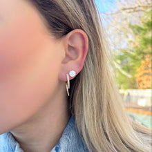 14K GOLD DIAMOND LILLIE EARRINGS