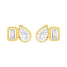 14K GOLD LAB GROWN DIAMOND JESS STUDS