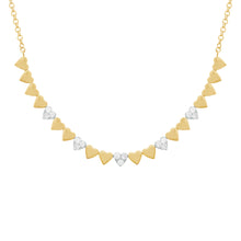 14K GOLD DIAMOND KATIE HEART NECKLACE