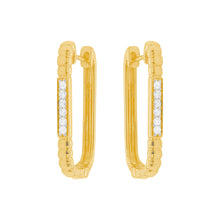 14K GOLD DIAMOND EVE HUGGIES