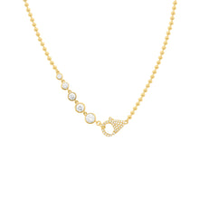 14K GOLD DIAMOND LEE NECKLACE