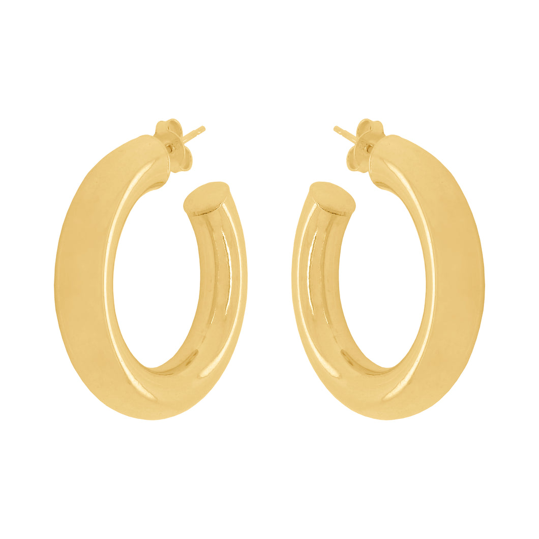 14K GOLD STASSI HOOPS