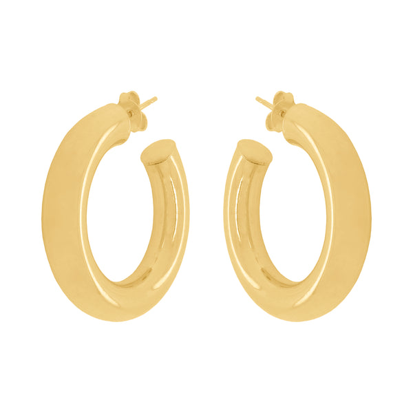 14K GOLD STASSI HOOPS