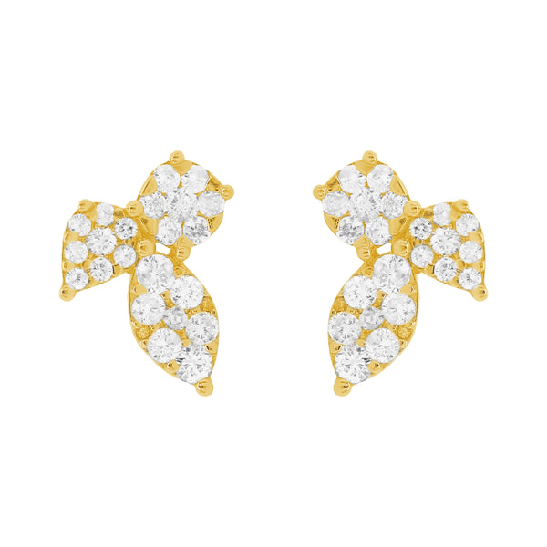 14K GOLD DIAMOND ASTRID STUDS