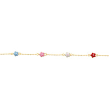14K GOLD AVA FLOWER BABY BRACELET
