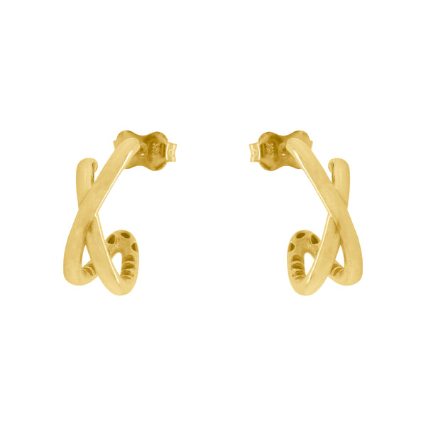 14K GOLD LEAH HUGGIES