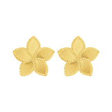 14K GOLD PIA FLOWER STUDS