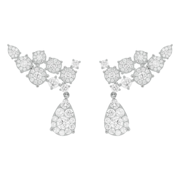 14K GOLD DIAMOND BAILEE EARRINGS