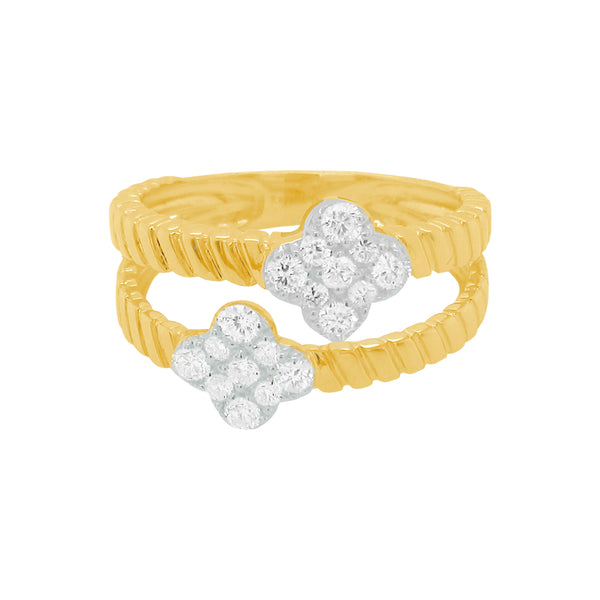 14K GOLD DIAMOND KIRA RING