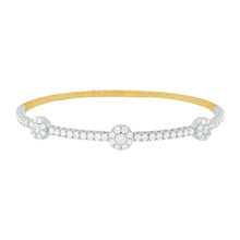 14K GOLD DIAMOND ANGELA FLEX BANGLE