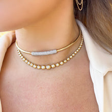 14K GOLD DIAMOND STASSI BUBBLE NECKLACE