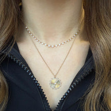 14K GOLD DIAMOND BELLE NECKLACE