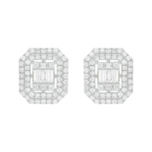 14K GOLD DIAMOND RISA STUDS