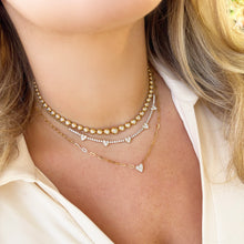 14K GOLD DIAMOND STASSI BUBBLE NECKLACE