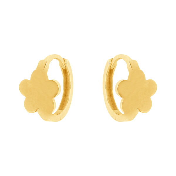 14K GOLD SARELLE FLOWER HUGGIES