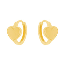 14K GOLD SARELLE HEART HUGGIES