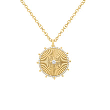 14K GOLD DIAMOND BELLE NECKLACE