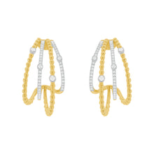 14K GOLD DIAMOND RILEY EARRINGS
