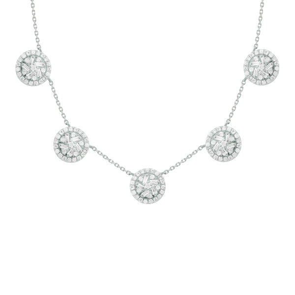 14K GOLD DIAMOND CINDY NECKLACE