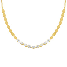 14K GOLD DIAMOND TATE NECKLACE