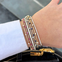 14K GOLD DIAMOND JOELLE FLEX BANGLE