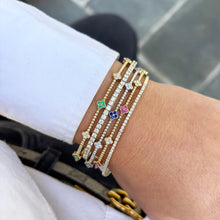 14K GOLD 1.85 CT DIAMOND JOELLE FLEX BANGLE