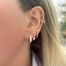 14K GOLD SMALL REVERSIBLE HANNAH HUGGIES