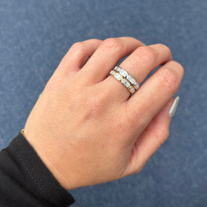 14K GOLD DIAMOND CHER RING