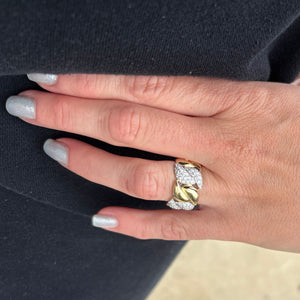 14K GOLD DIAMOND REMY RING