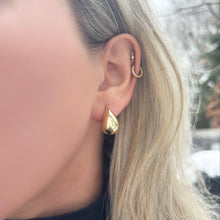14K GOLD LARGE LUNA DROP EARRINGS