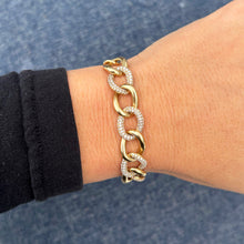 14K GOLD DIAMOND KAREN BRACELET