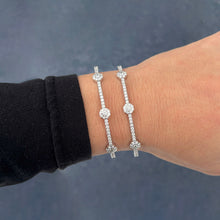 14K GOLD DIAMOND ANGELA FLEX BANGLE