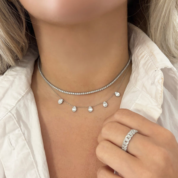 14K GOLD DIAMOND CASSANDRA NECKLACE