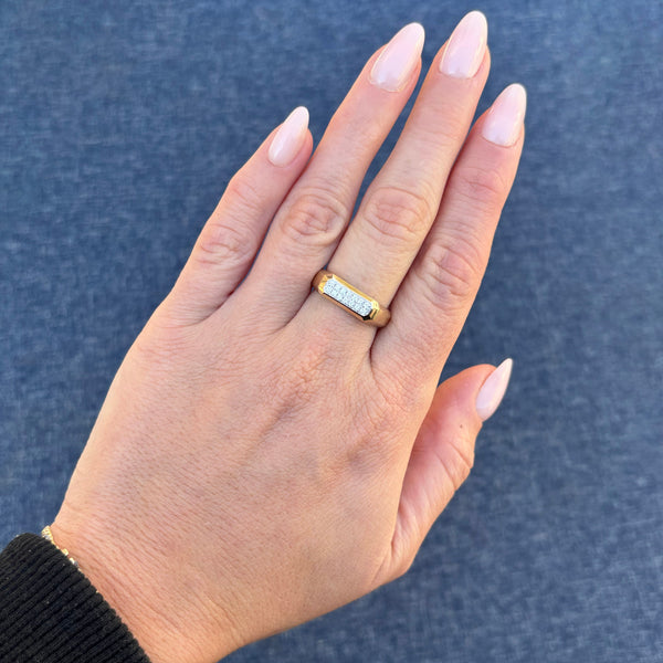 14K GOLD DIAMOND BECCA RING