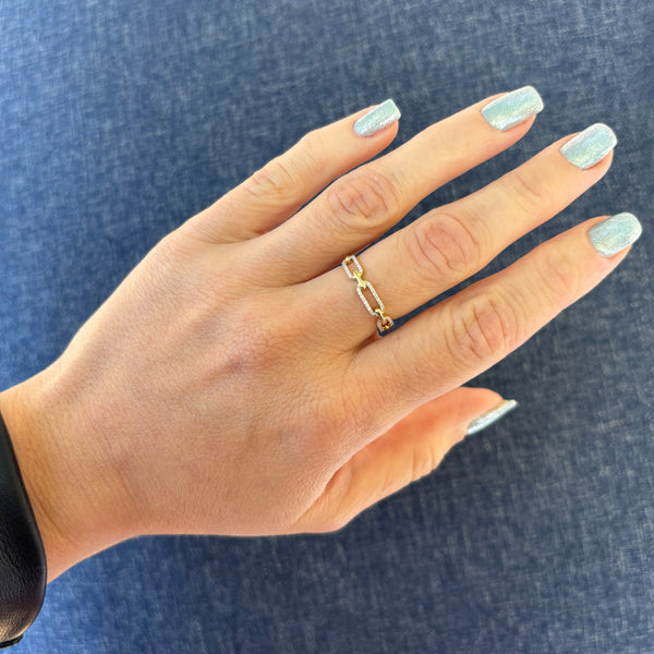 14K GOLD DIAMOND JILLIAN RING