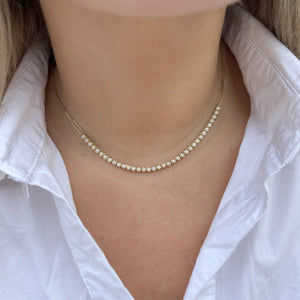 14K GOLD DIAMOND EMILY NECKLACE