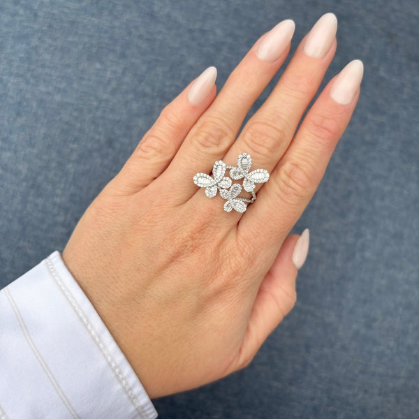 14K GOLD DIAMOND MANDY BUTTERFLY RING