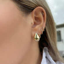 14K GOLD DIAMOND LARA STUDS