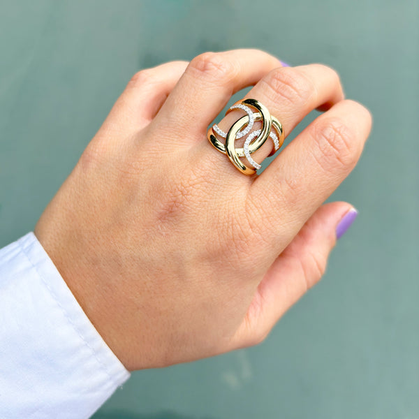 14K GOLD DIAMOND CHARLENE RING