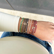 14K GOLD DIAMOND AND SAPPHIRE MEDIUM HILARY TENNIS BRACELET