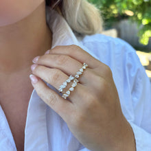 14K GOLD LAB GROWN DIAMOND LEEOR RING