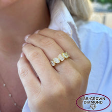 14K GOLD LAB GROWN DIAMOND LOLA BEZEL RING