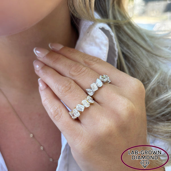 14K GOLD LAB GROWN DIAMOND GWEN RING