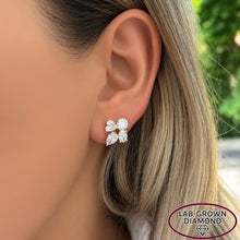 14K GOLD LAB GROWN DIAMOND LARGE TALI STUDS