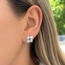 14K GOLD LAB GROWN DIAMOND LARGE TALI STUDS