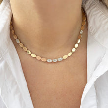 14K GOLD DIAMOND SHELLY NECKLACE