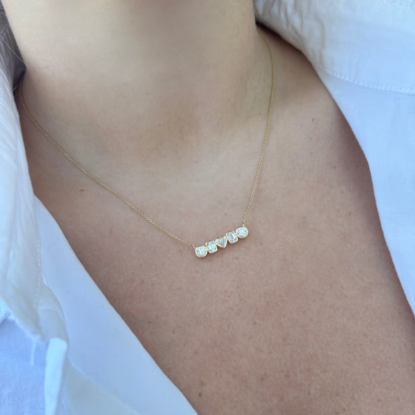 14K GOLD DIAMOND KATIE NECKLACE